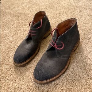 1901 Gray Suede Boots